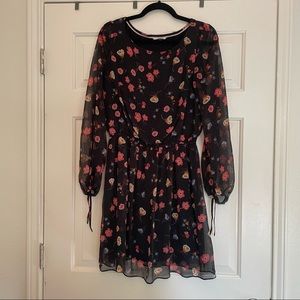 Tommy Hilfiger long sleeve floral dress size large